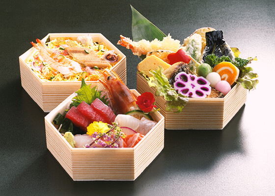 刺身3段重弁当