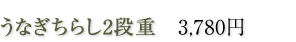 うなぎちらし2段重