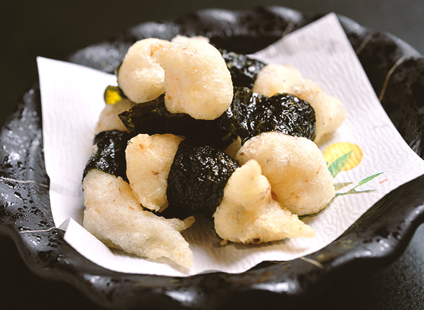 自然薯の揚げ物